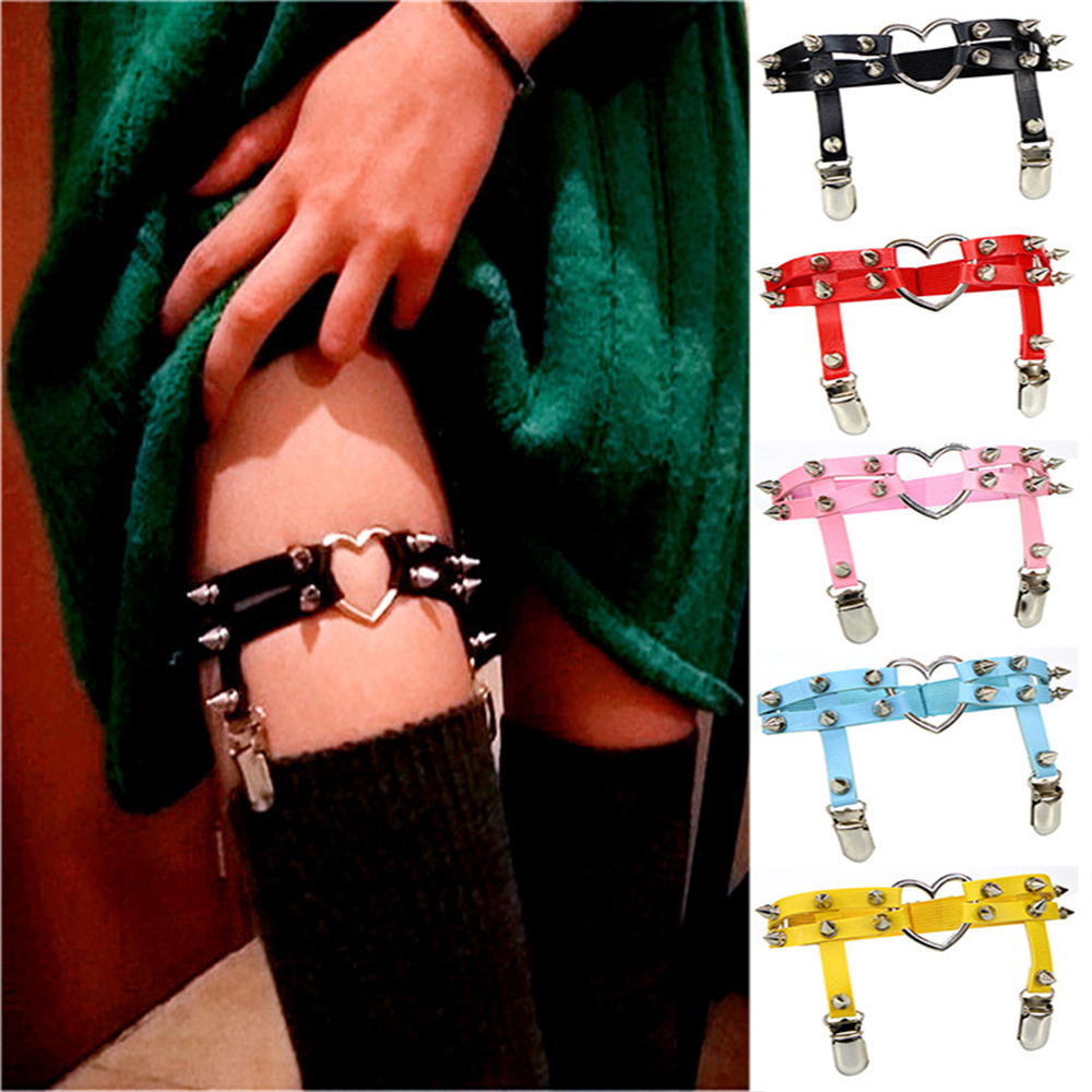 Body Jewelry Women - 1Pcs Women Punk Goth Heart PU