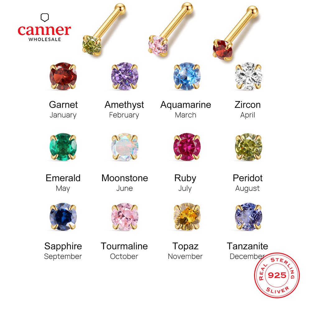 Body Jewelry Women - CANNER 1PC 925 Sterling Silver Four