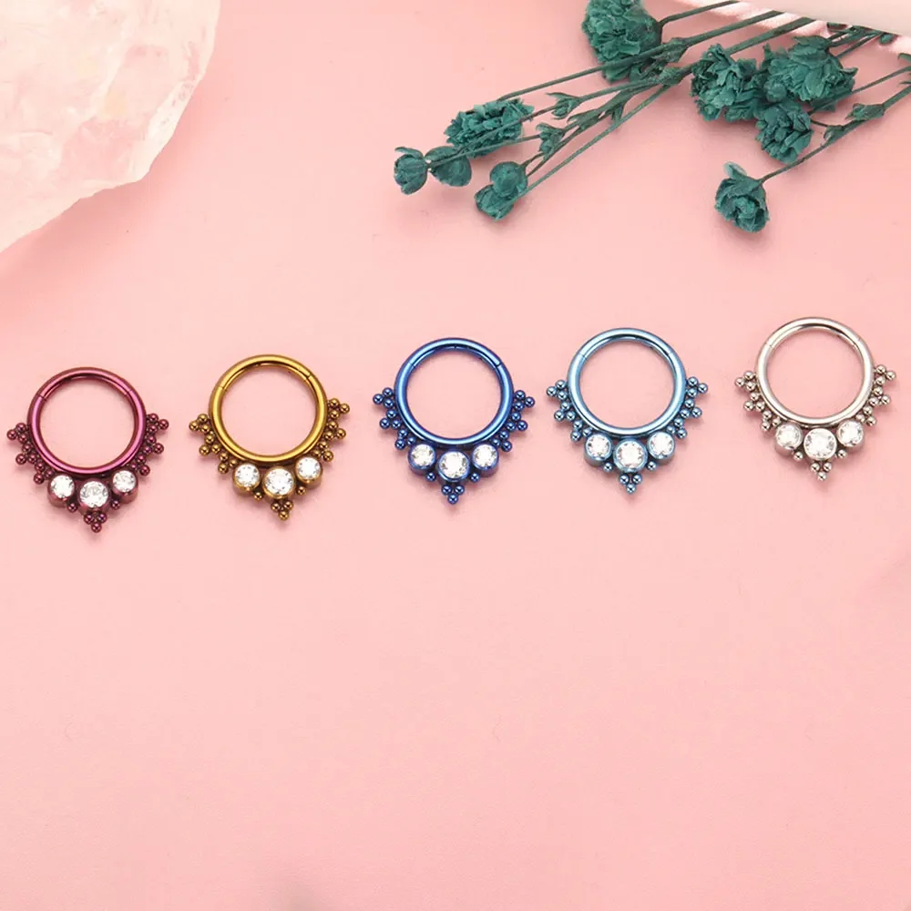 ASTM F136 Titanium Clicker Hig - Body Jewelry Quality ulasan dan harga