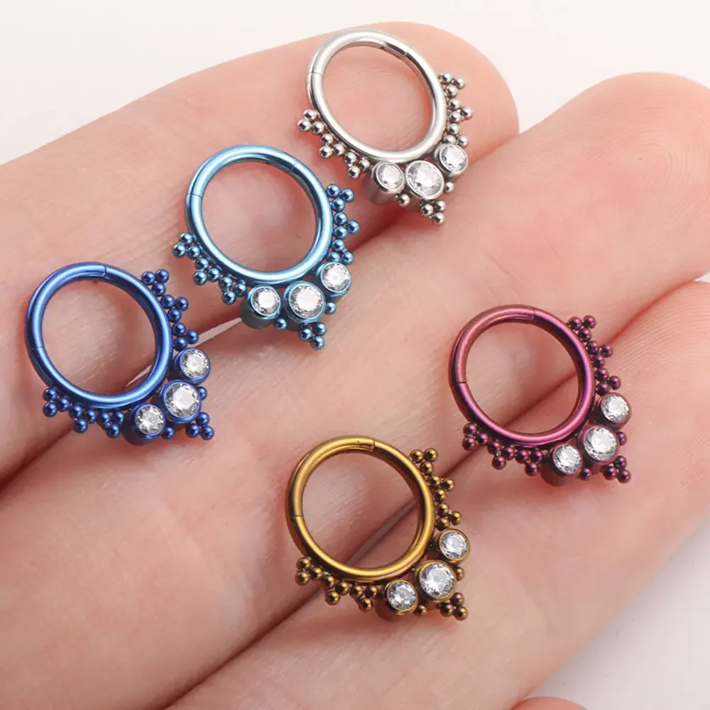 ASTM F136 Titanium Clicker Hig - Body Jewelry Quality ulasan dan harga