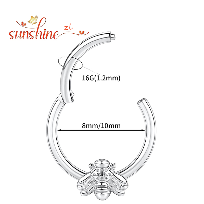 1PS Stainless steel High quali - Body Jewelry Quality ulasan dan harga