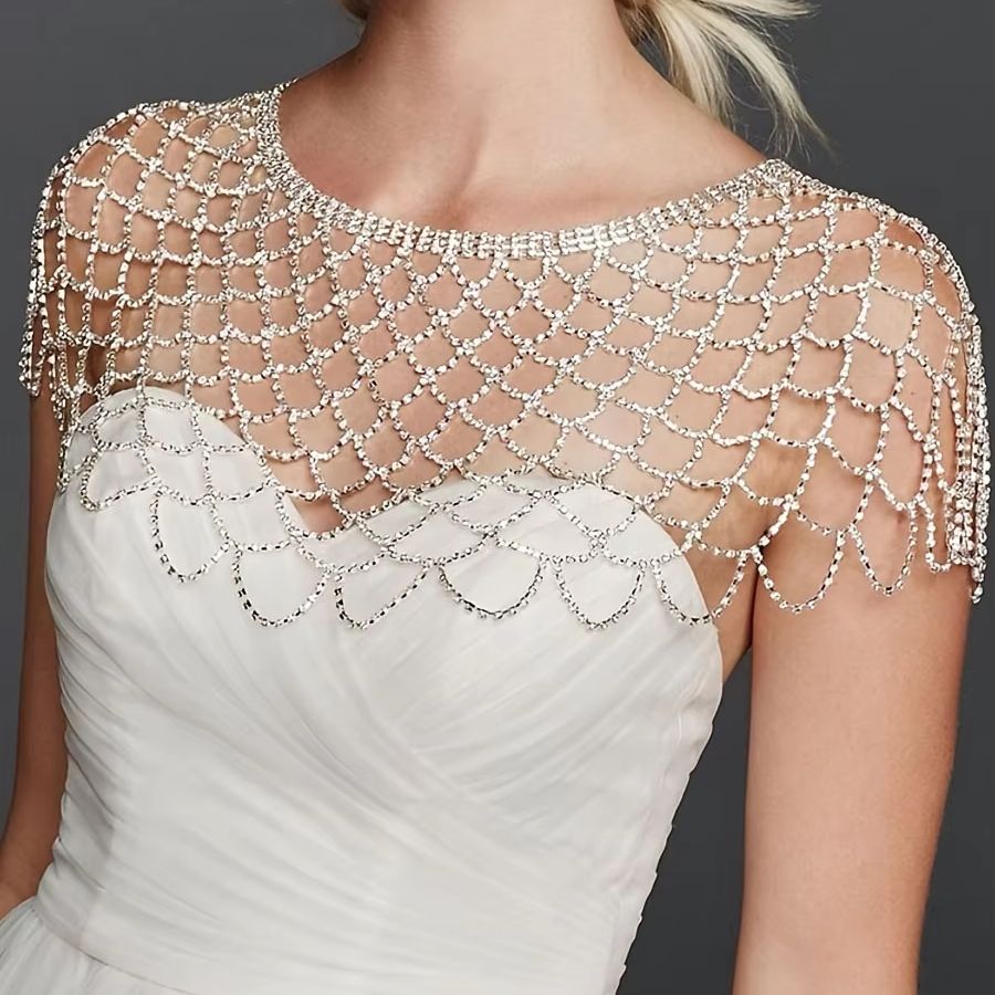 Luxury tassel shoulder chain b - Body Jewelry Back ulasan dan harga