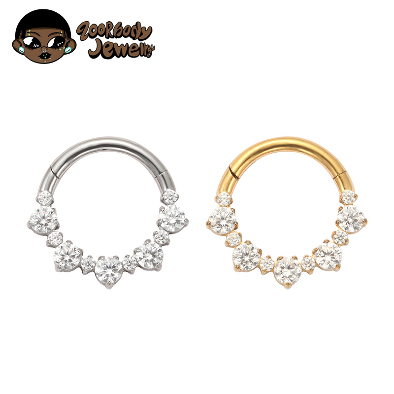 ASTM F136 TItanium Daith Click - Belly Bar Titanium ulasan dan harga