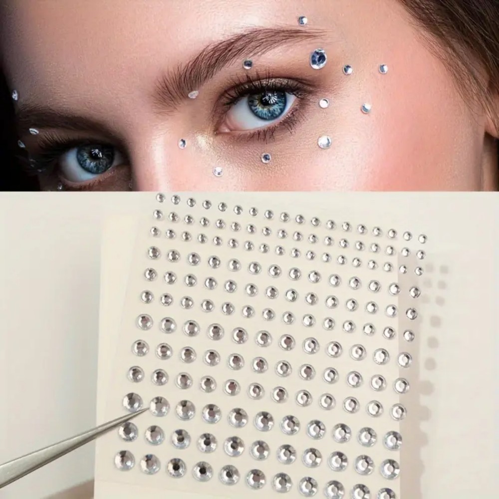 165pcs Self-Adhesive Rhineston - Body Jewelry Piercing ulasan dan harga