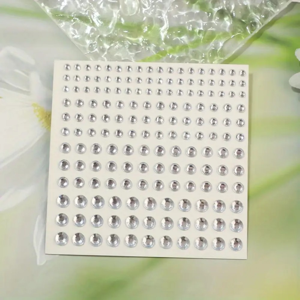 165pcs Self-Adhesive Rhineston - Body Jewelry Piercing ulasan dan harga