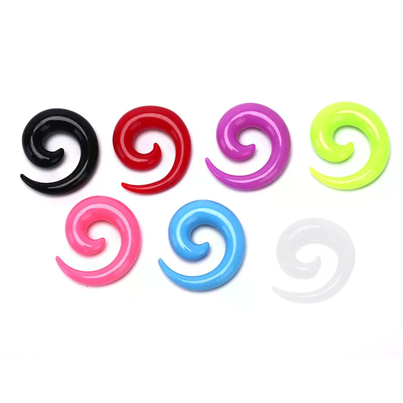 16PCS /set Spiral Taper Flesh  - Body Jewelry Quality ulasan dan harga