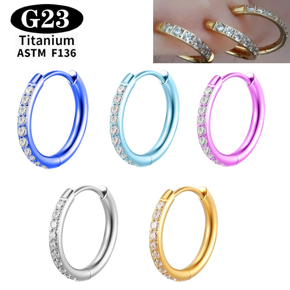 ASTM F136 G23 Titanium arring  - Body Jewelry Quality ulasan dan harga