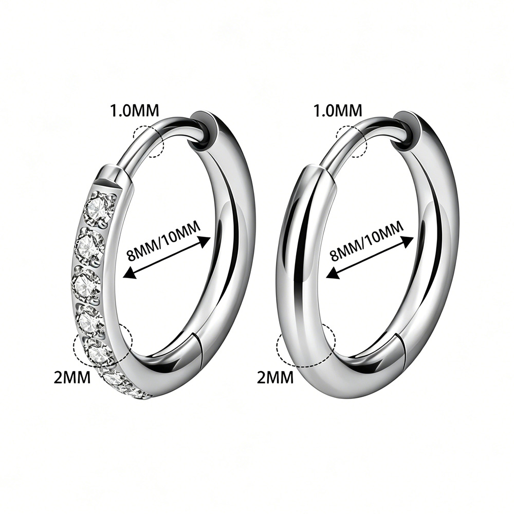 ASTM F136 G23 Titanium arring  - Body Jewelry Quality ulasan dan harga