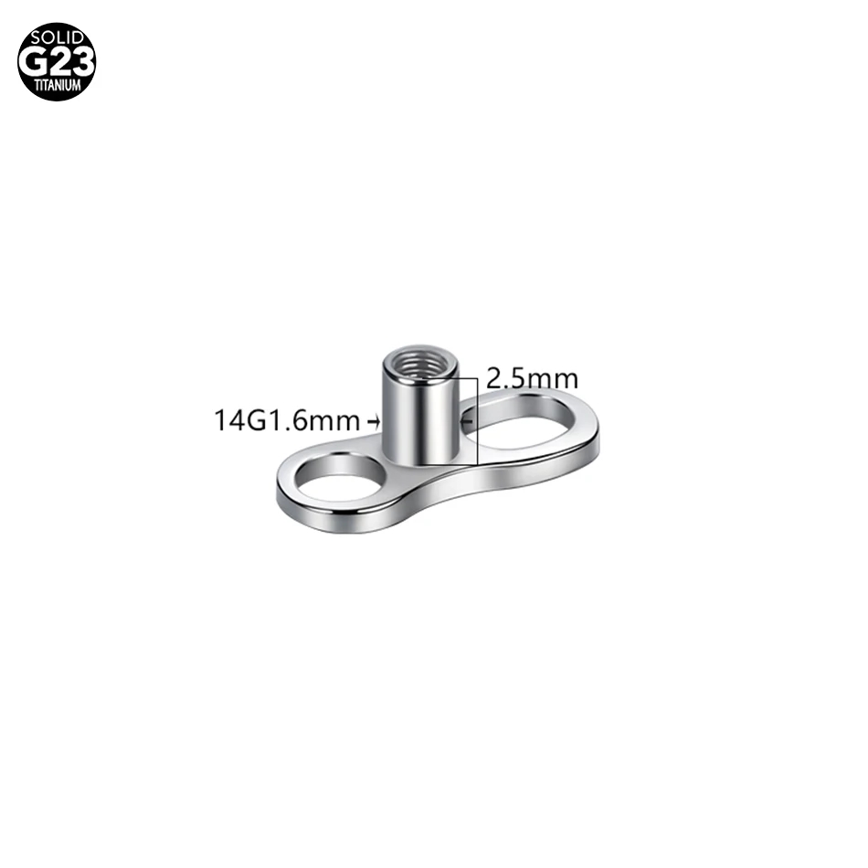 5Pcs/10Pcs /50Pcs Titanium Der - Body Jewelry Dermal ulasan dan harga