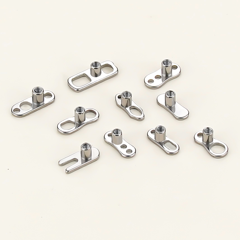 5Pcs/10Pcs /50Pcs Titanium Der - Body Jewelry Dermal ulasan dan harga