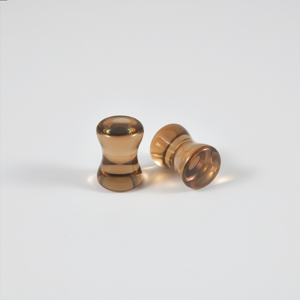 2Pcs Glasst Double Flare Flash - Body Jewelry Quality ulasan dan harga