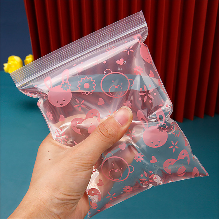 200PCS Cute Plastic PE Ziplock - Body Jewelry Back ulasan dan harga