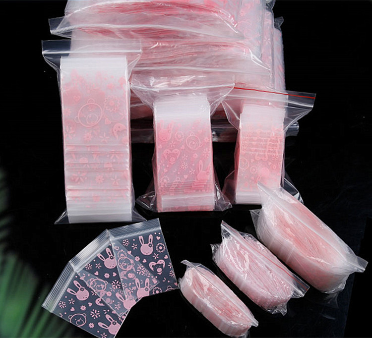 200PCS Cute Plastic PE Ziplock - Body Jewelry Back ulasan dan harga