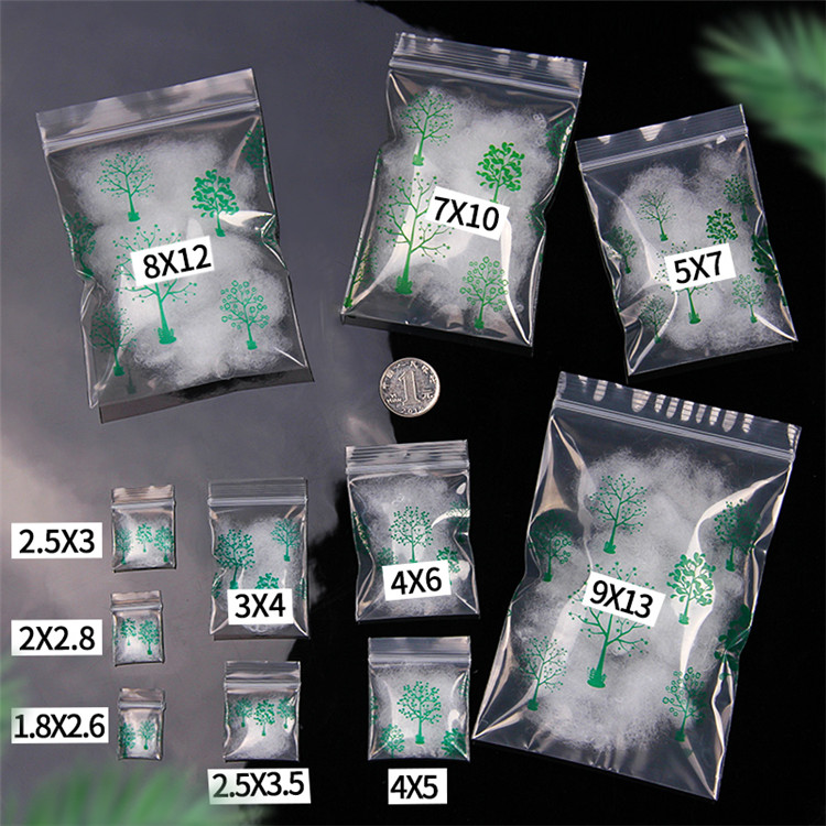 200PCS Cute Plastic PE Ziplock - Body Jewelry Back ulasan dan harga