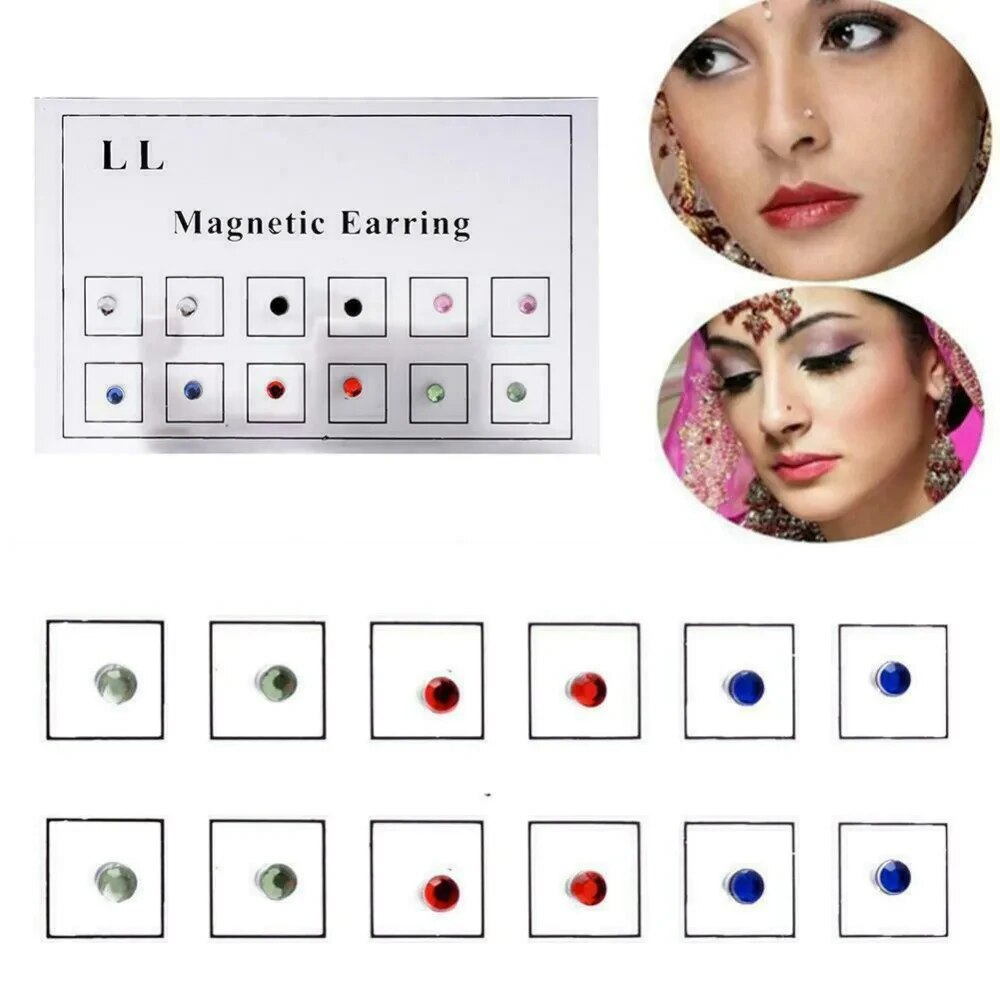 12PCS/Card Fake Cheater Non Pi - Body Jewelry Ear ulasan dan harga