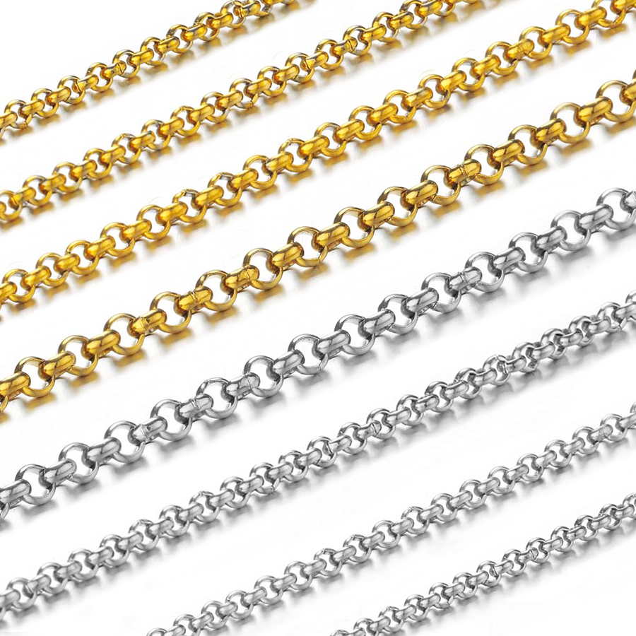 1 Meter 2-4mm Stainless Steel  - Body Jewelry Chain ulasan dan harga
