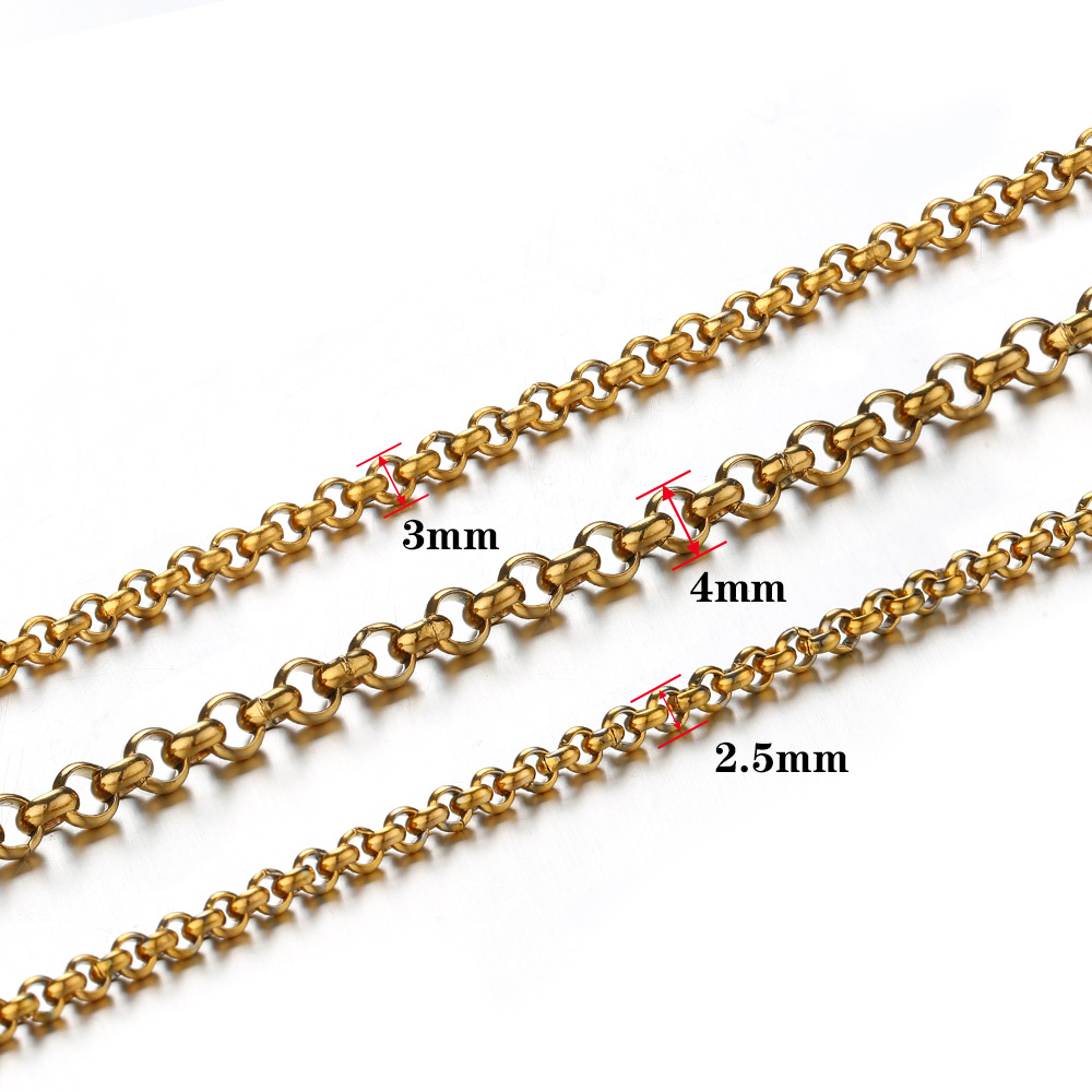 1 Meter 2-4mm Stainless Steel  - Body Jewelry Chain ulasan dan harga