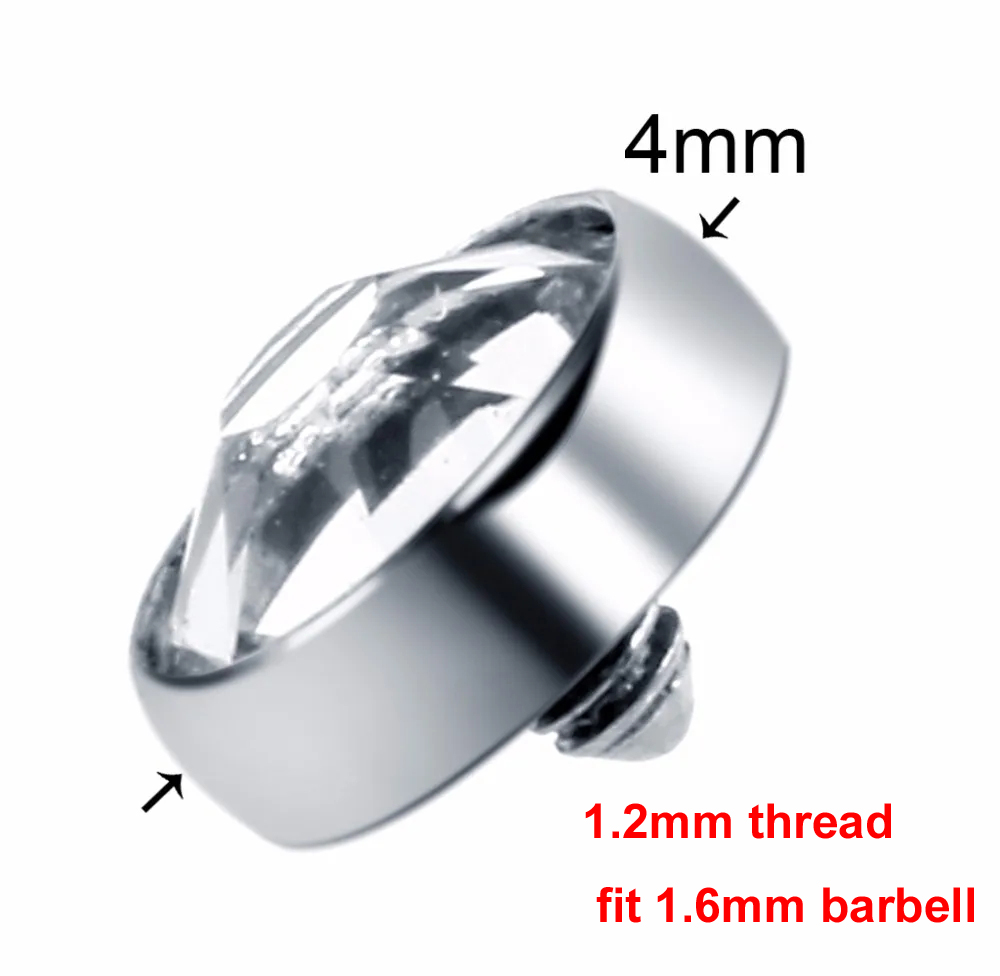 1PC G23 Titanium Dermal Anchor - Body Jewelry Dermal ulasan dan harga