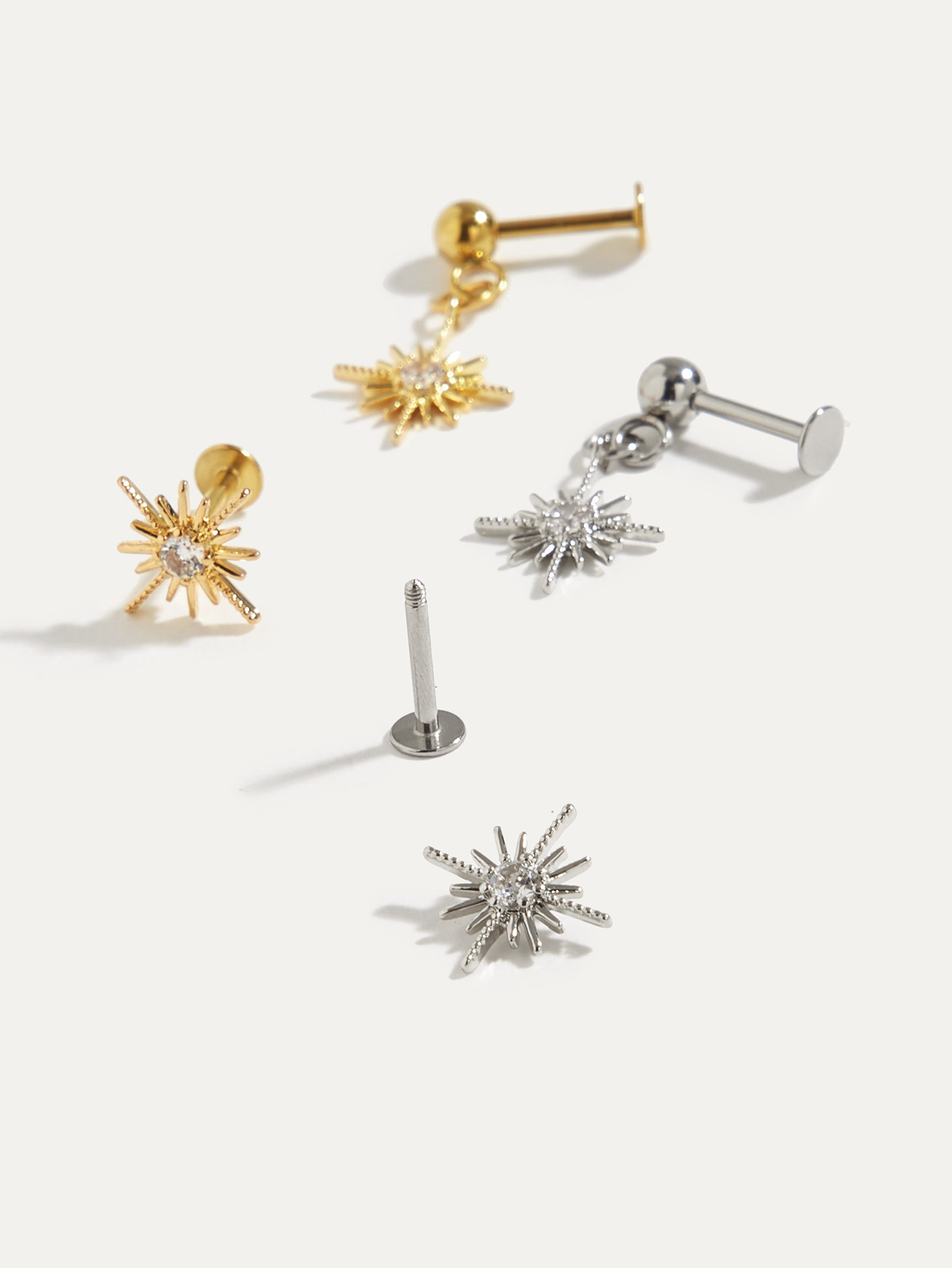 Sparkle Studs Stainless Steel  - Body Jewelry Women ulasan dan harga