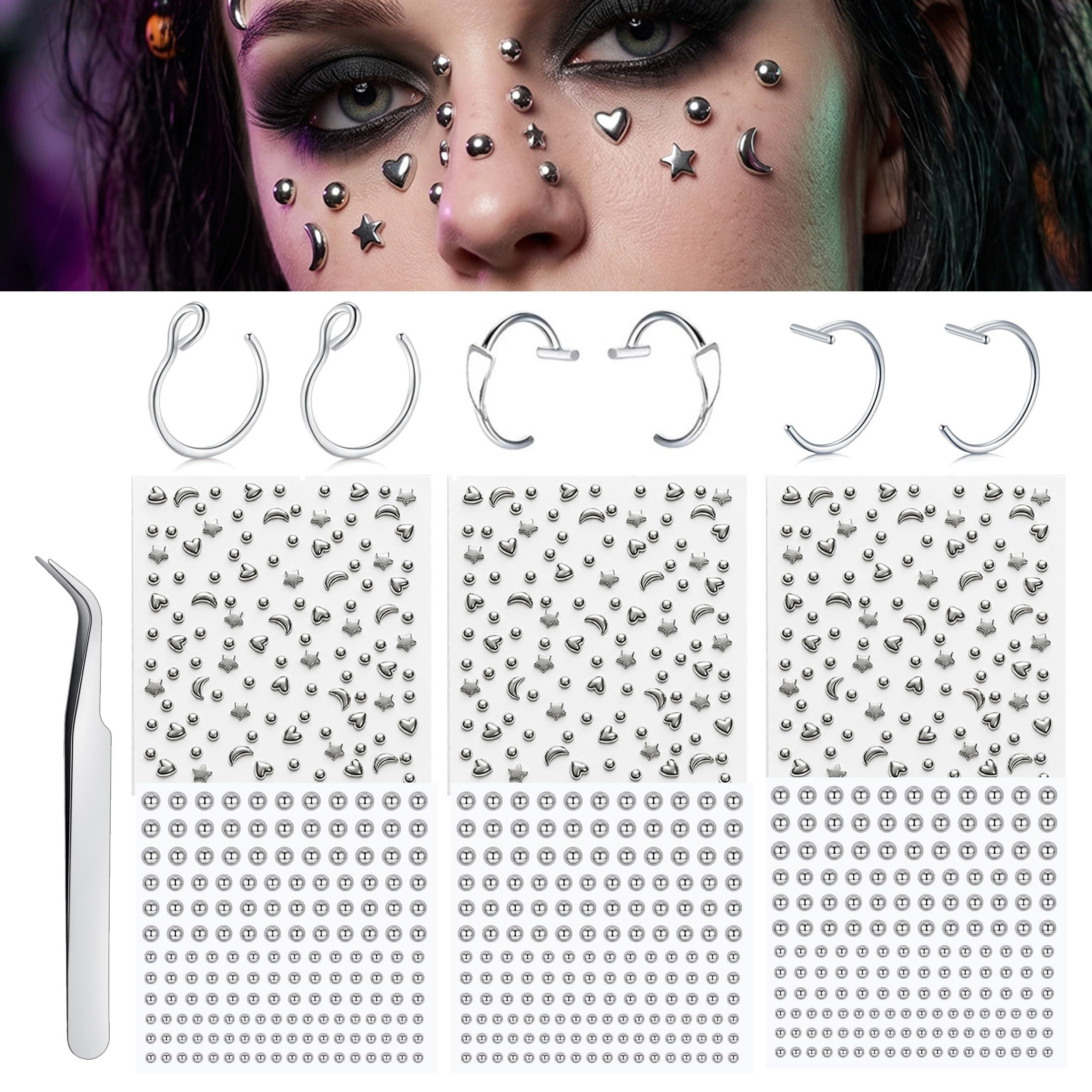 Fake Piercings Balls Stick on  - Body Jewelry Piercing ulasan dan harga
