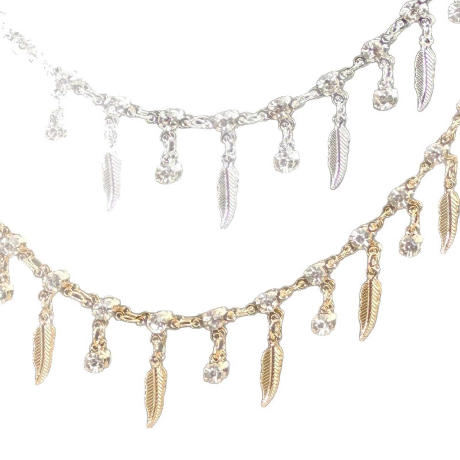 0.5/1/2Meter KC Gold color and - Body Jewelry Chain ulasan dan harga