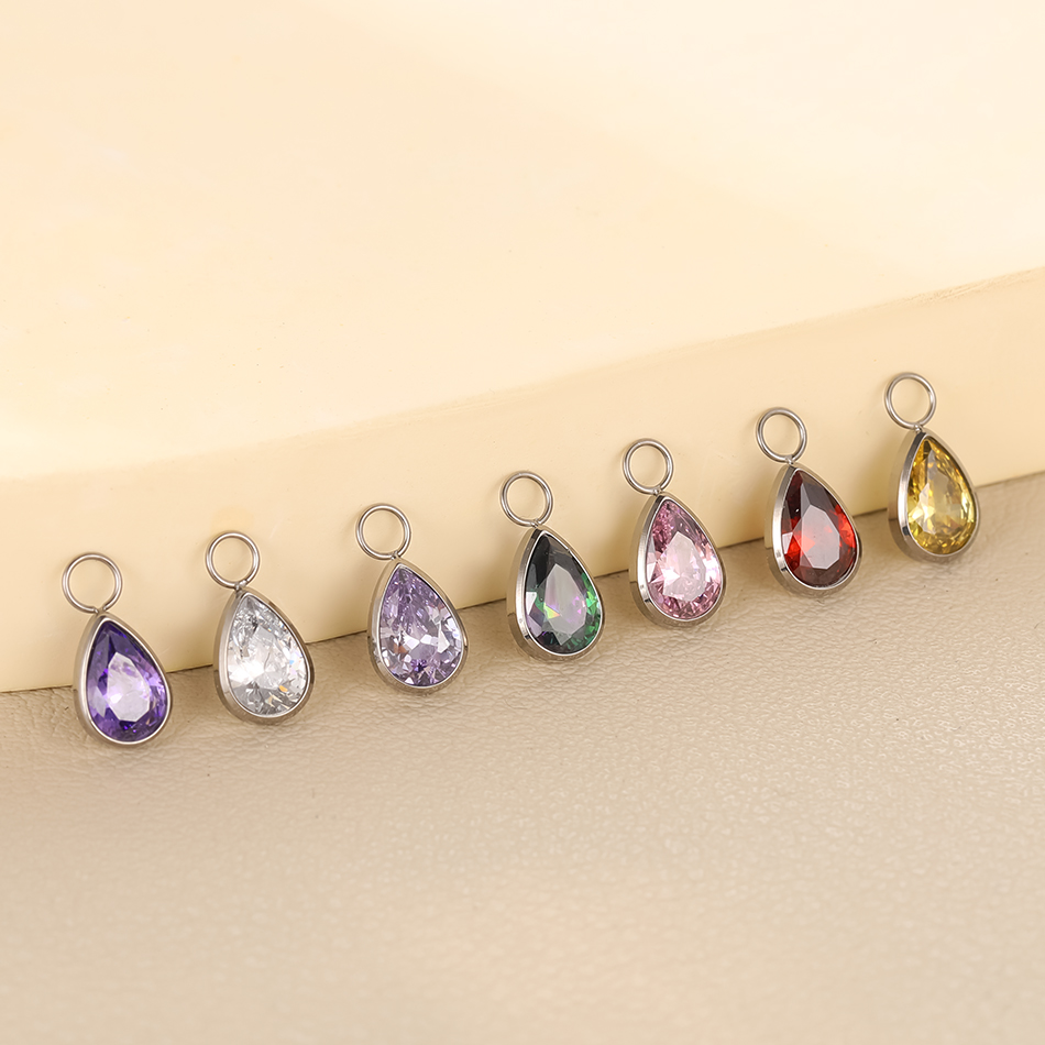 1pc Titanium Waterdrop Teardro - Belly Bar Titanium ulasan dan harga