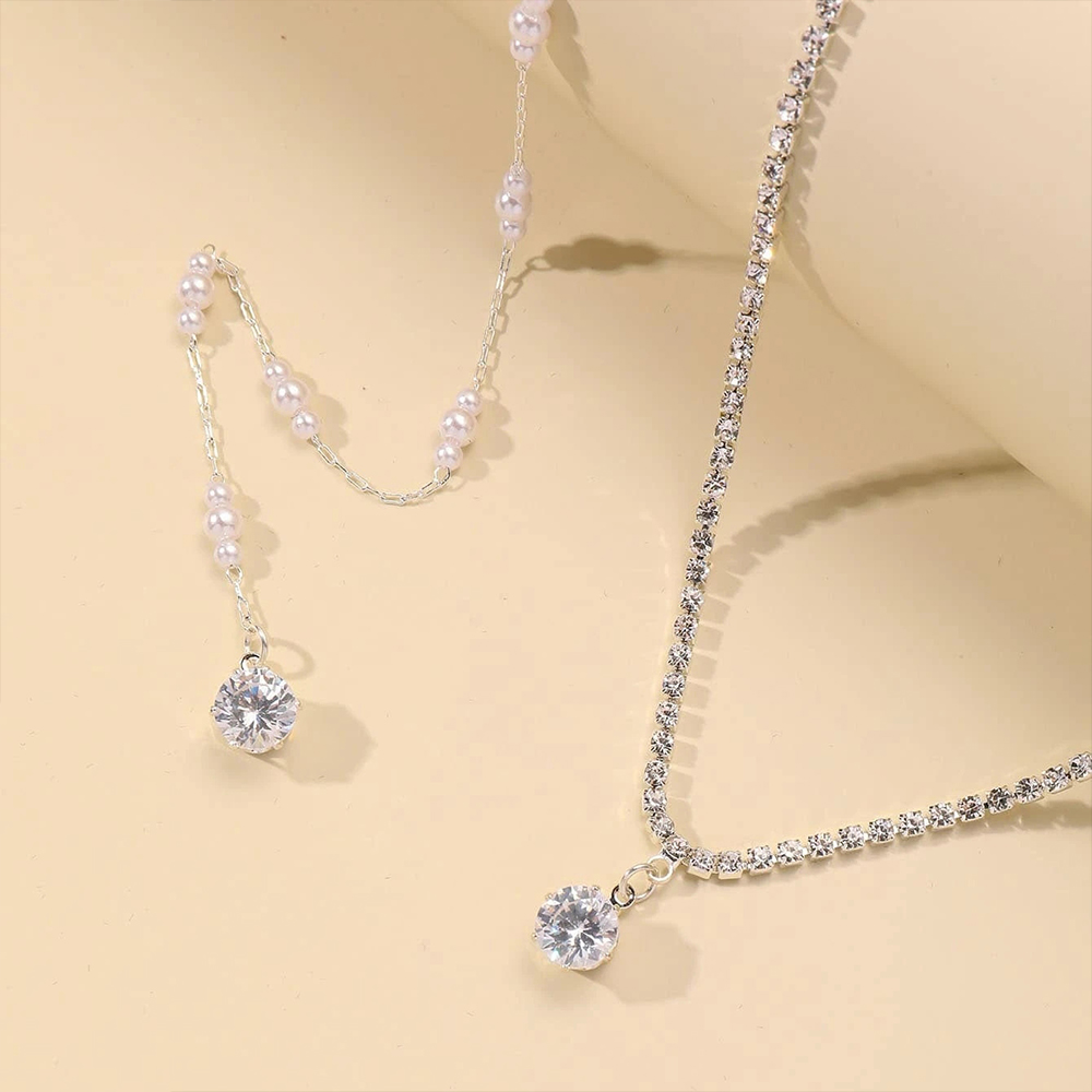 Luxury Bridal Round Rhinestone - Body Jewelry Back ulasan dan harga