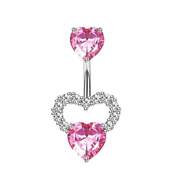 1PCS Pink Crown Belly Button R - Body Jewelry Piercing ulasan dan harga