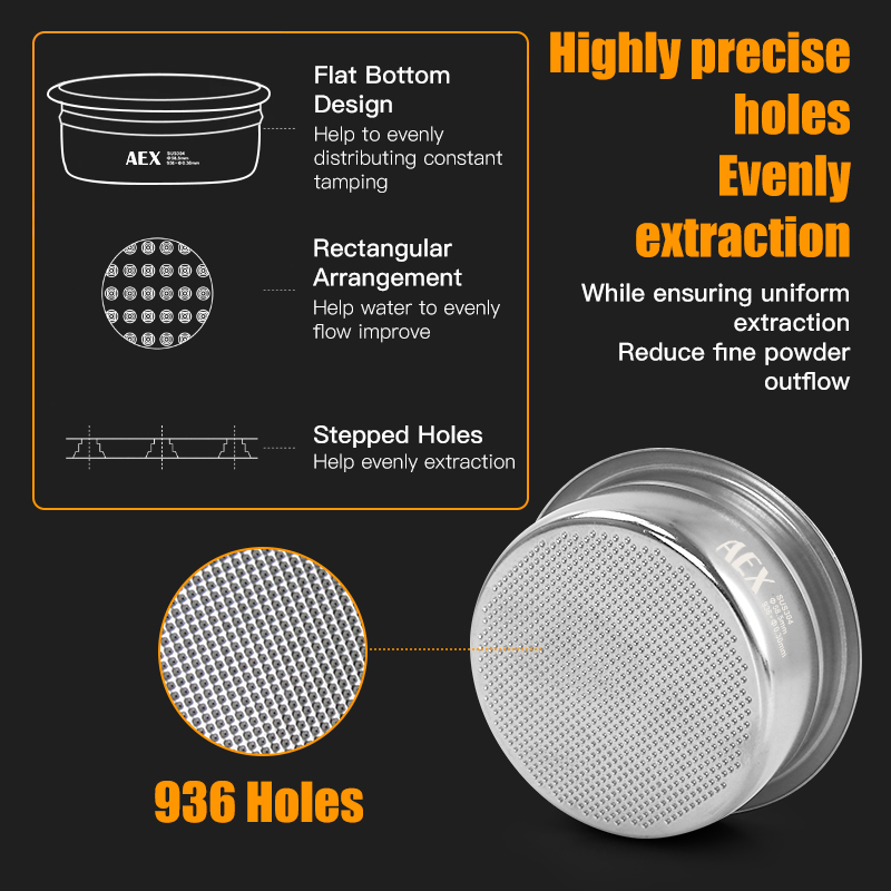 Coffee Filter Basket 58MM AEX  - Body Jewelry Piercing ulasan dan harga