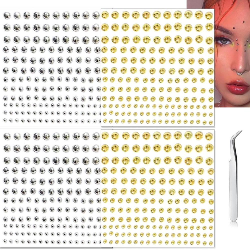 661Pcs Set Face Fake Piercings - Body Jewelry Piercing ulasan dan harga
