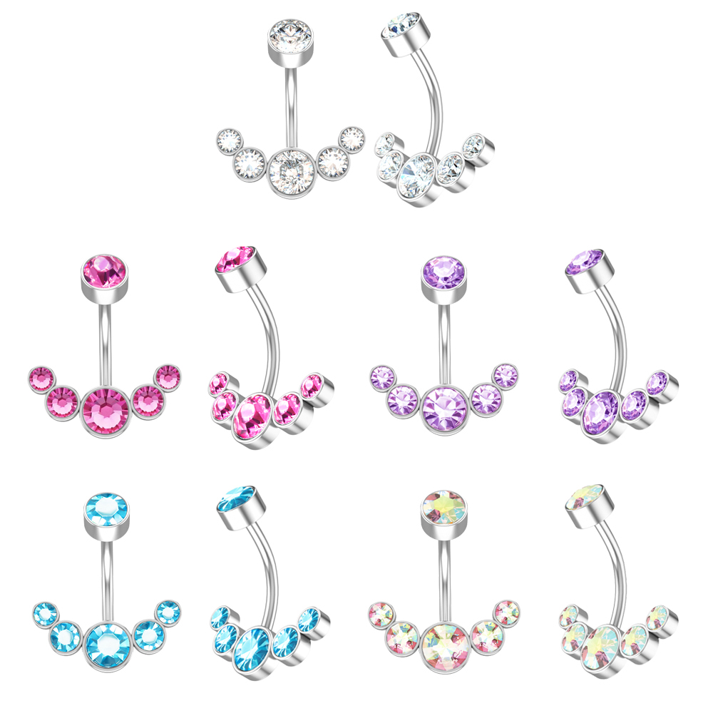 Mixed-Style Reversed Sector 5  - Belly Bar Titanium ulasan dan harga