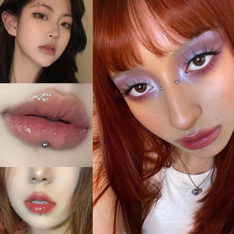 321pcs Non Piercing Lip Studs  - Body Jewelry Piercing ulasan dan harga