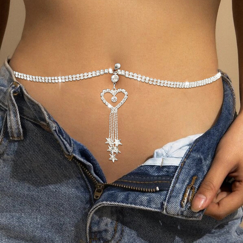 GLAMing Boho Heart Dangle Rhin - Body Jewelry Piercing ulasan dan harga