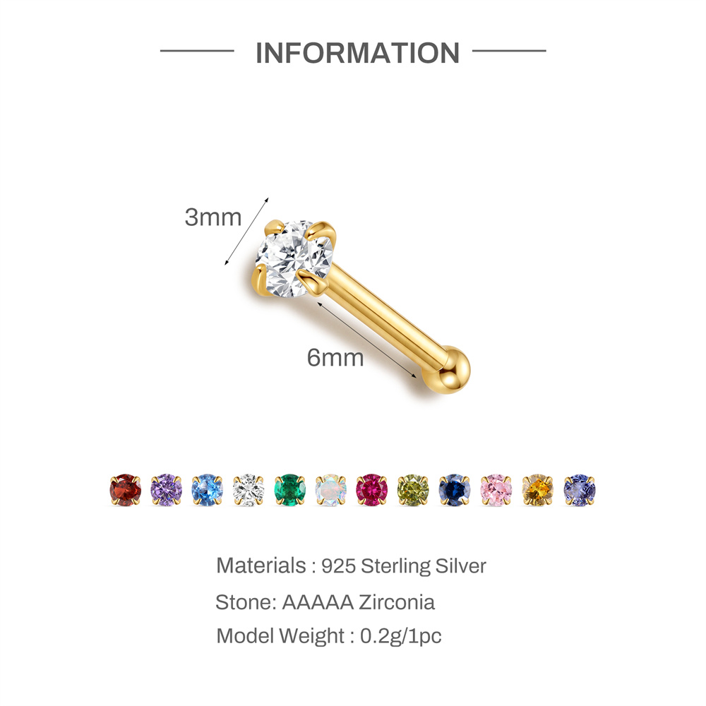CANNER 1PC 925 Sterling Silver - Body Jewelry Women ulasan dan harga