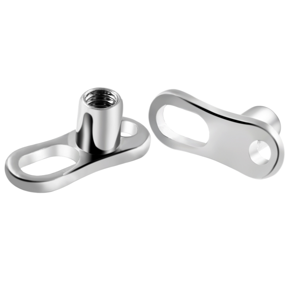1PC G23 Titanium Piercings Mic - Body Jewelry Dermal ulasan dan harga