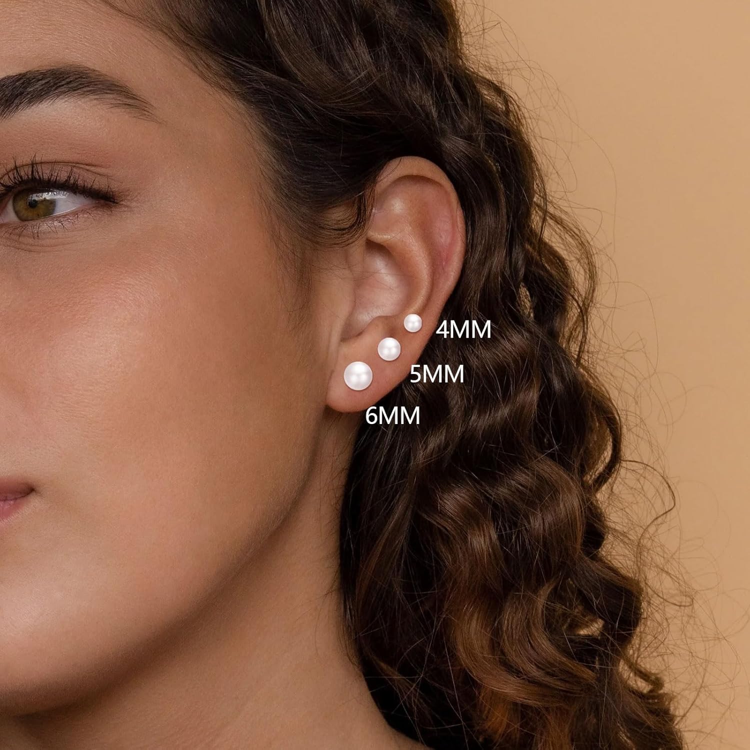 3 Pairs Tiny Pearl Stud Earrin - Body Jewelry Flat Back ulasan dan harga