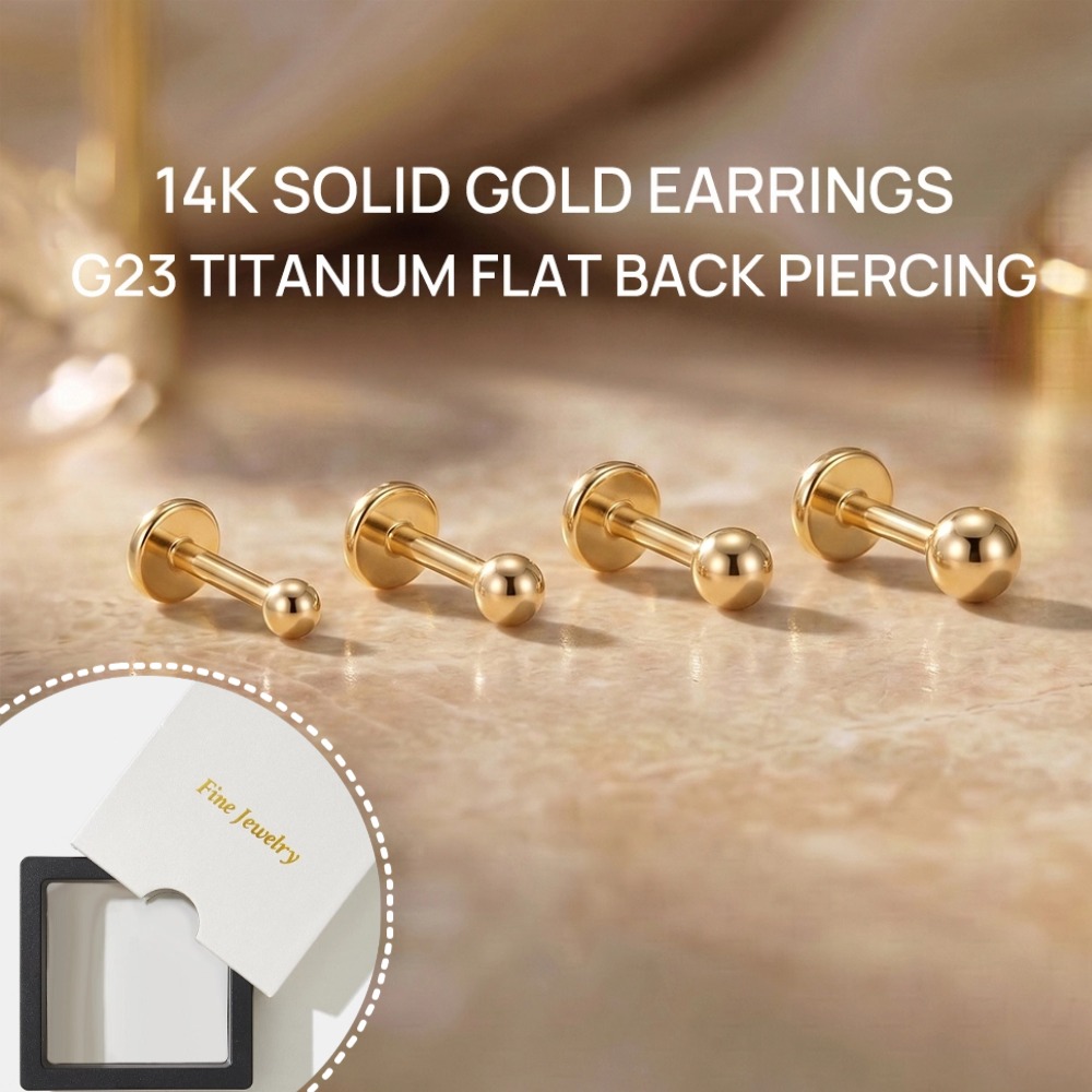 DIeSchein 14K Solid Gold Minim - Body Jewelry Ear ulasan dan harga
