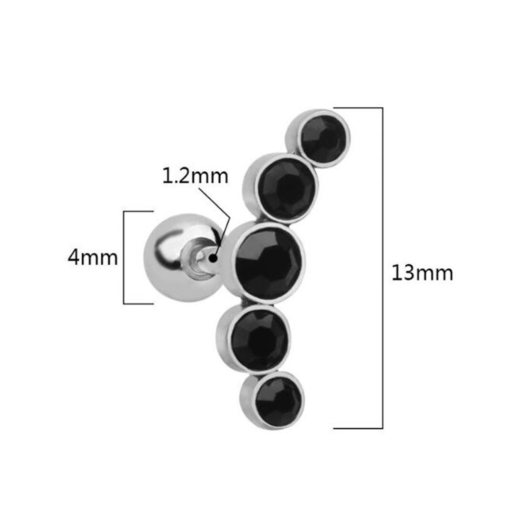 1Pcs Fashion 16G Stainless Ste - Body Jewelry Ear ulasan dan harga