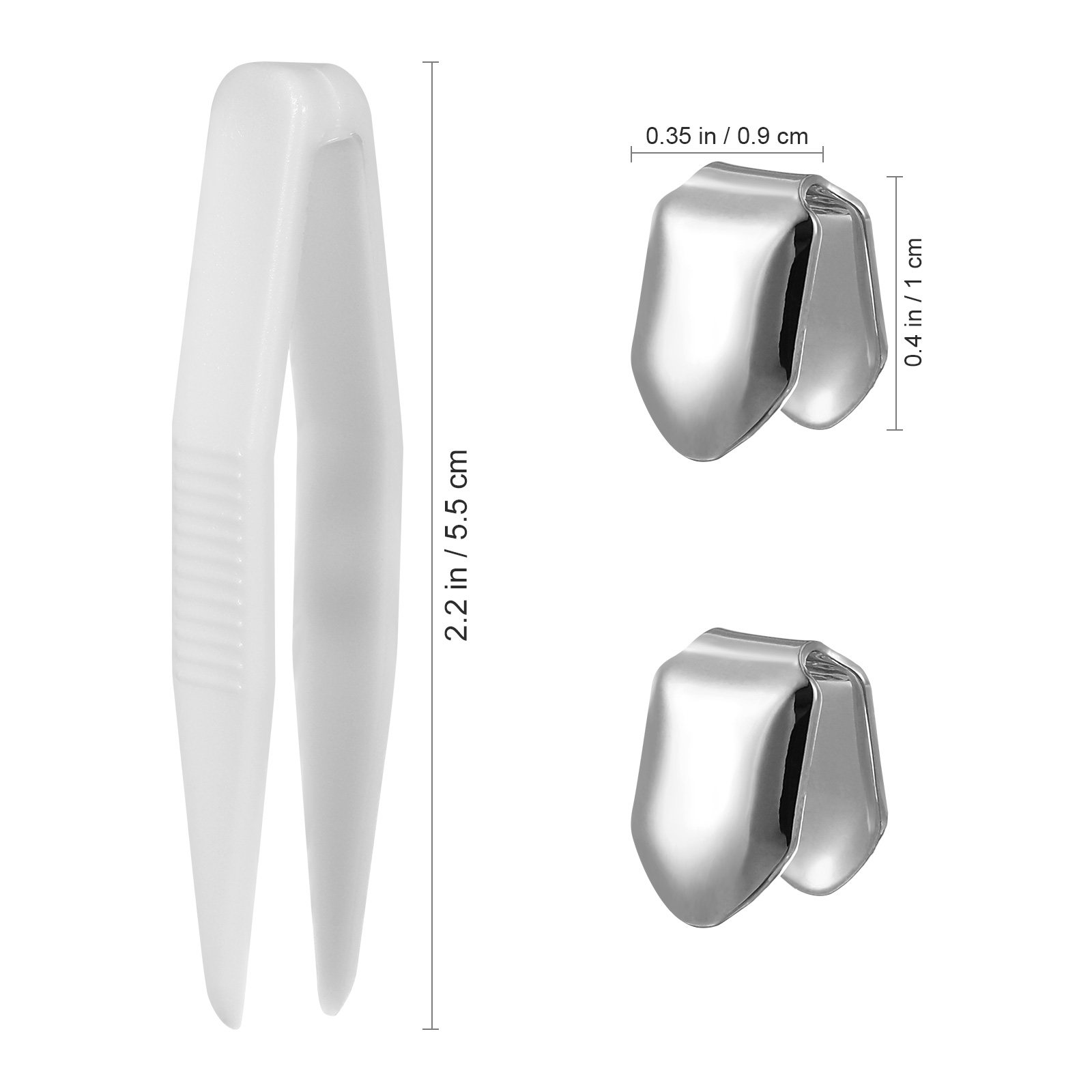 2Pcs Golden Teeth Grill Hip Ho - Body Jewelry Videos ulasan dan harga