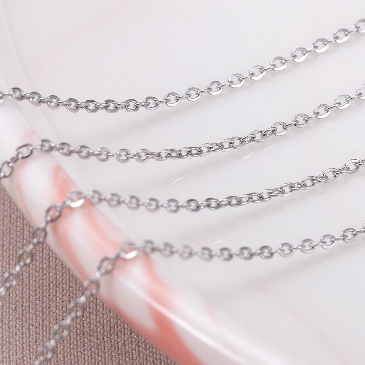 10Meters Stainless Steel O Sha - Body Jewelry Chain ulasan dan harga