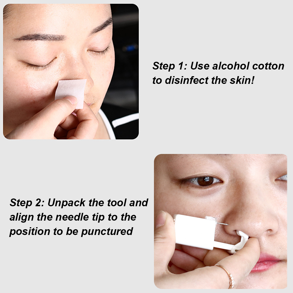 Piercing Tool Nose Ear Manual  - Body Jewelry Ear ulasan dan harga
