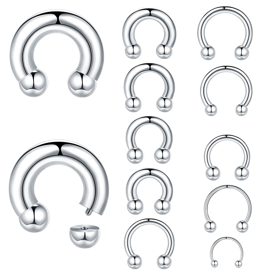 1PC 18G-00G Large Gauge Stainl - Body Jewelry Ear ulasan dan harga