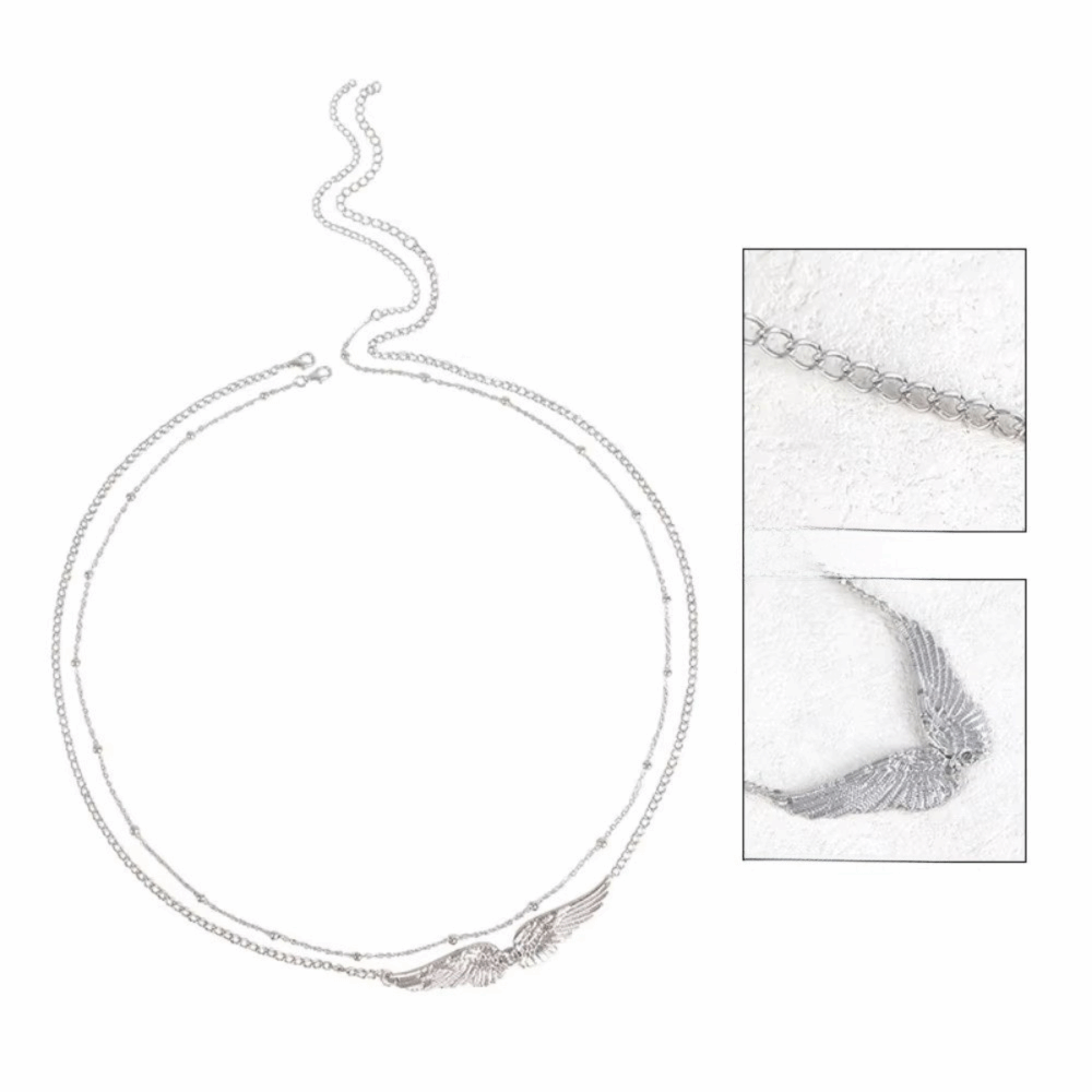 Trendy Elegant Double Layer Wi - Body Jewelry Chain ulasan dan harga