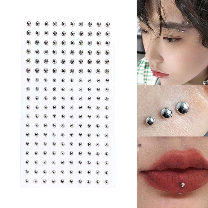 Diamond Sticker Fake Nose Stud - Body Jewelry Ear ulasan dan harga