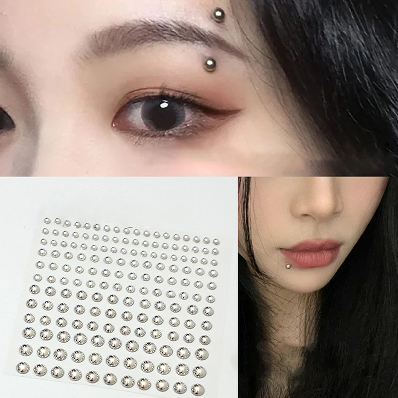 Diamond Sticker Fake Nose Stud - Body Jewelry Ear ulasan dan harga