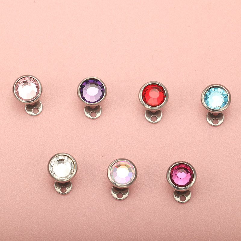 G23 Titanium Piercing Micro De - Body Jewelry Dermal ulasan dan harga