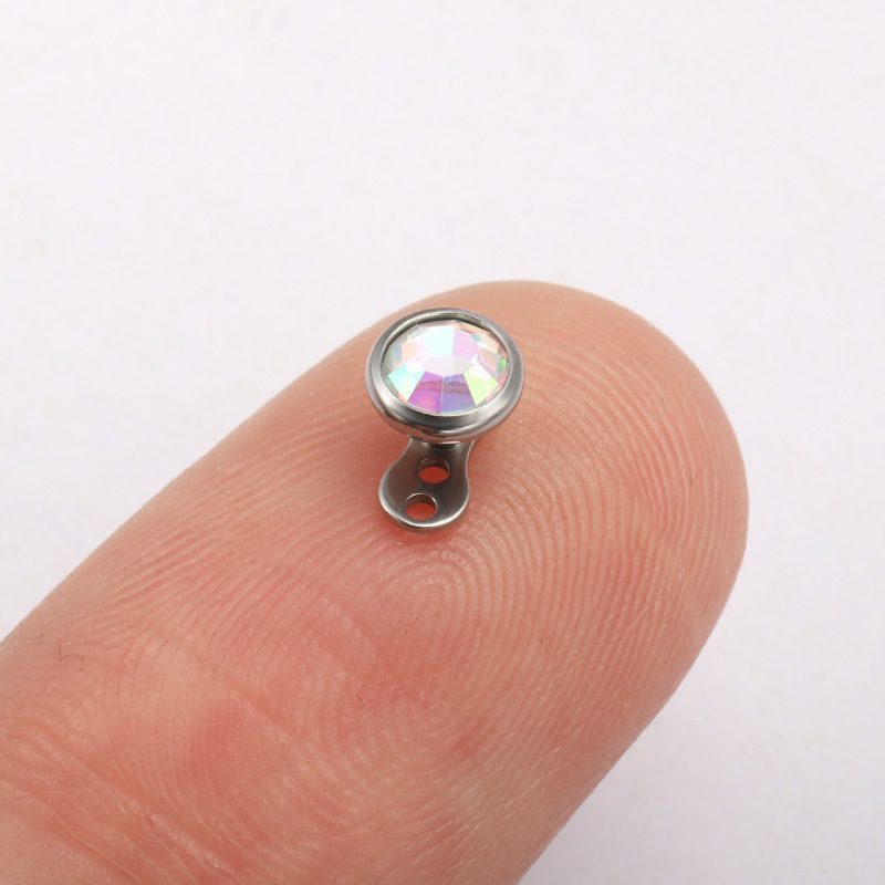 G23 Titanium Piercing Micro De - Body Jewelry Dermal ulasan dan harga