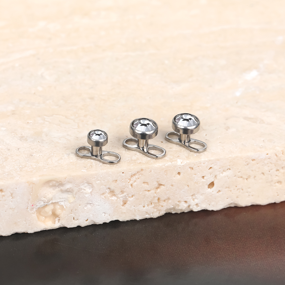 1Pc/5Pcs Titanium Micro Dermal - Body Jewelry Dermal ulasan dan harga