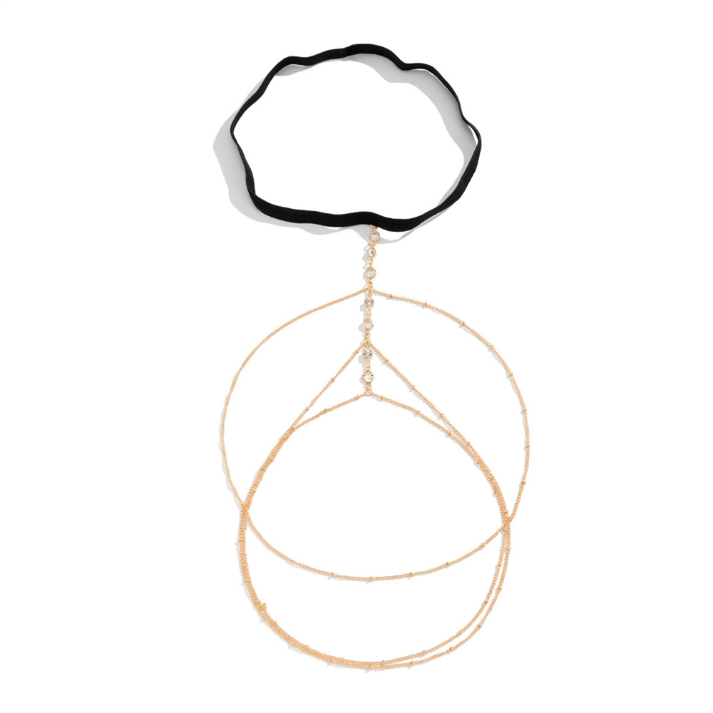 Boho Elastic Band Crystal Leg  - Body Jewelry Women ulasan dan harga