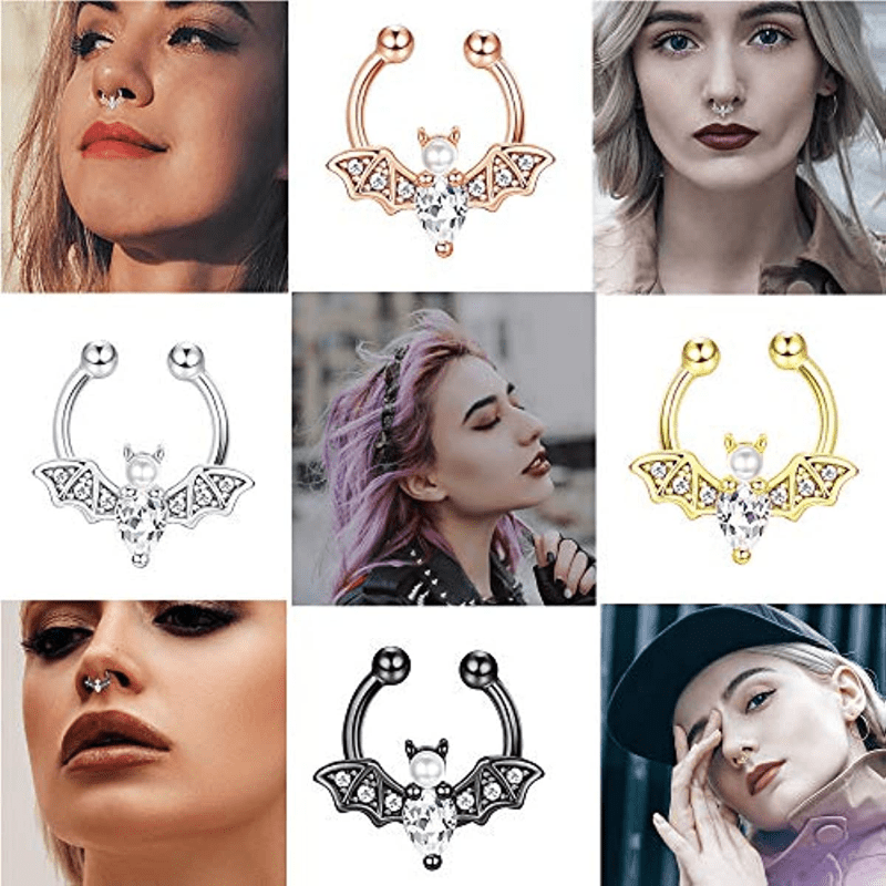 EVISPOL Cute Halloween Bat Fau - Body Jewelry Piercing ulasan dan harga